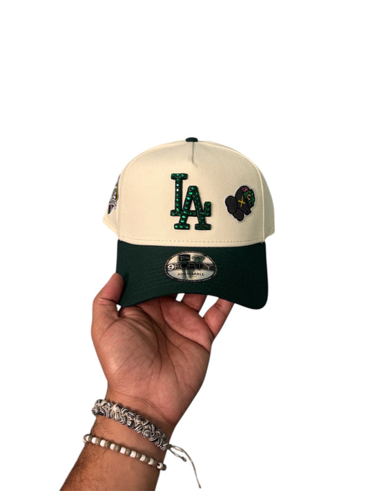 POLANCAPS LA KAWS GRN SNAPBACK