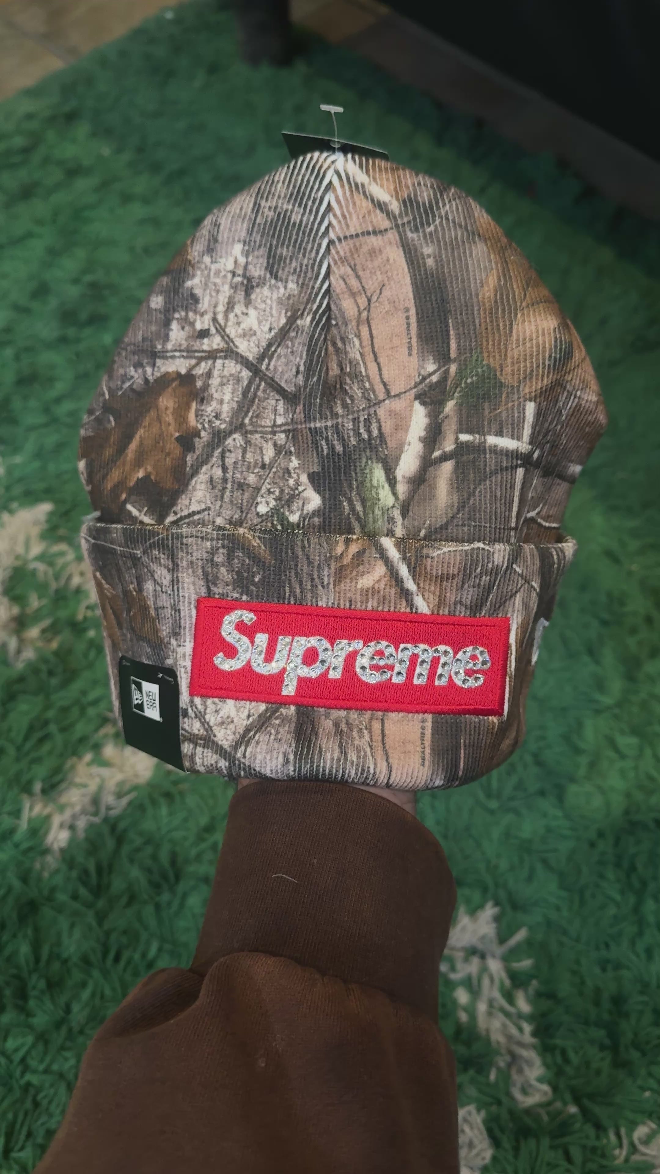 Realtree Camo Supreme Iced Box Logo Beanie – Polancaps